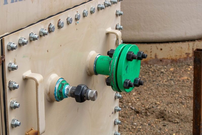 Anode connections flanged into a heater treater